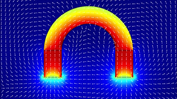 Modelling a horseshoe permanent magnet using Comsol Multiphysics