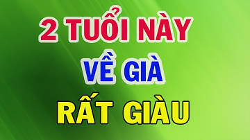 2 Con Giáp Càng Già Càng Giàu, Đổi Vận Đổi Đời, Giàu Có Hết Phần Thiên Hạ - Triết Lý Cuộc sống