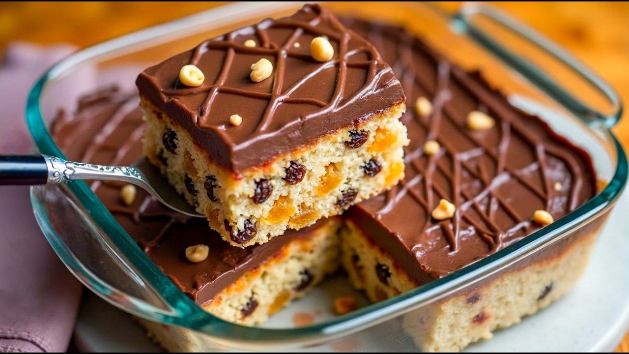 Этот овсяно-банановый пирог съедается первым! Без муки и без сахара!