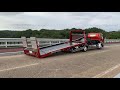 デュトロ　積載車カスタム　ユニック　荷台動作