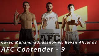 Cavad Mahammadhasanov Vs Revan Alicanov Full Fight Afc Contender 9