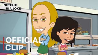 Anna Konkle & Maya Erskine's Cafeteria Cameo | Big Mouth Season 4 Now Streaming