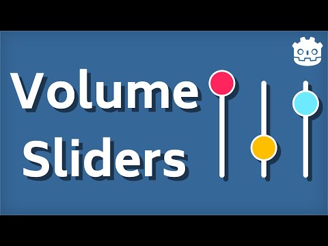 Creating volume sliders