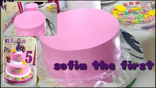 Cake decorating easy tutorial for beginners | sofia the first design | boiled icing