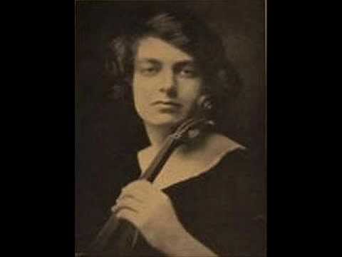 Manuel de Falla: Danza española - Isolde Menges, Violin