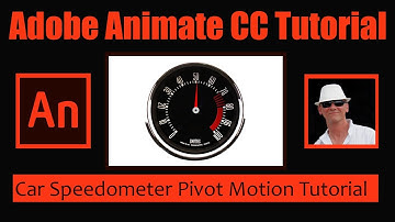 Animate CC Car Speedometer / Speedo / RPM - Both Directions Circular Motion Pivot Tutorial