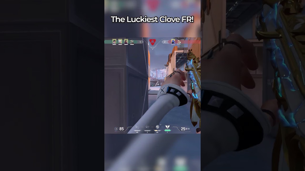 The Luckiest Clove Fr!  #valorant