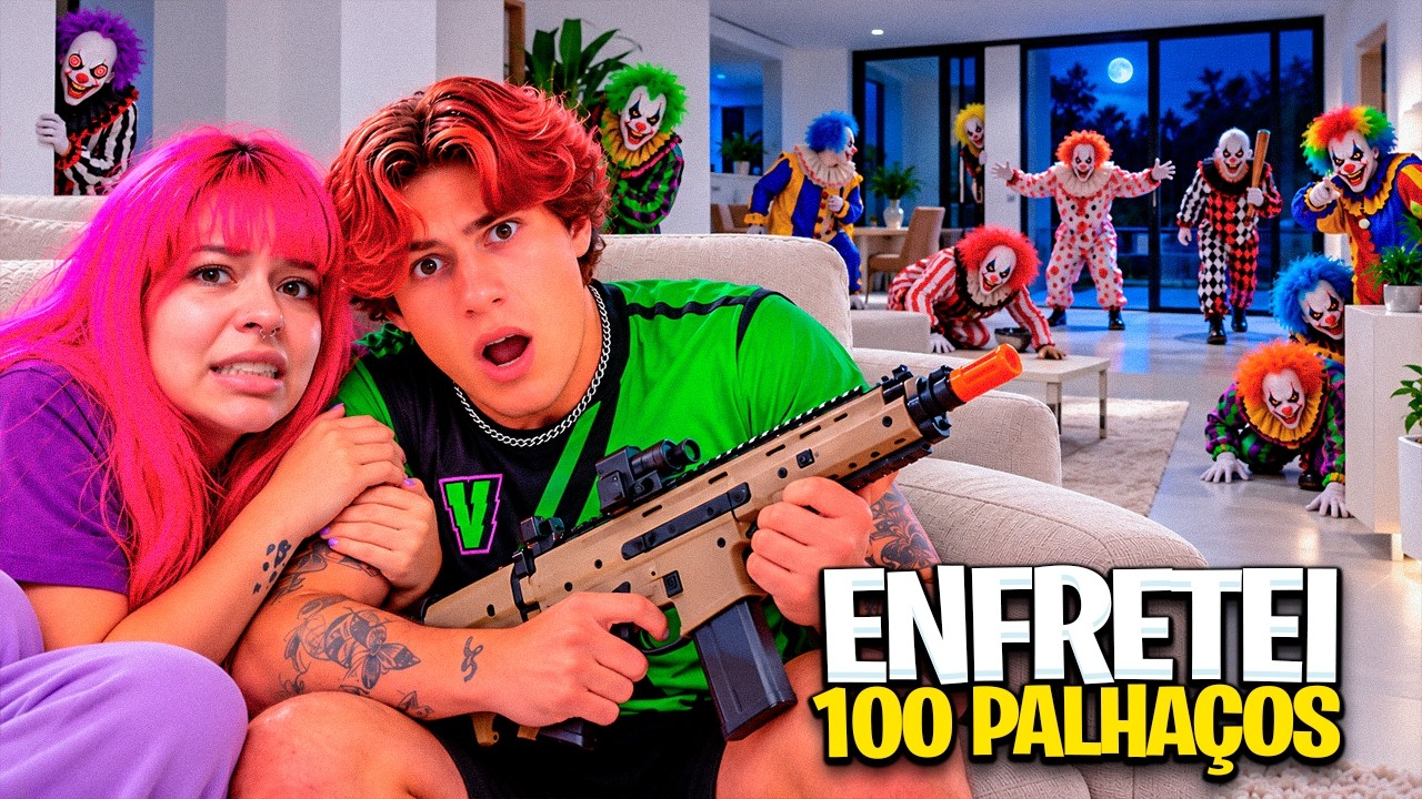 TENTE FUGIR DOS PALHAÇOS, OU JÁ ERA *enfrentei eles com Airsoft