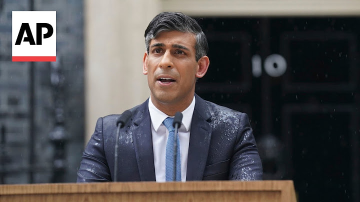UK Prime Minister Rishi Sunak announces general election for July 4