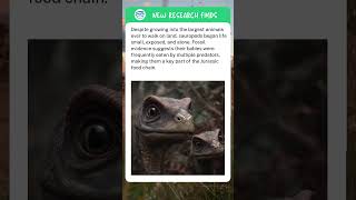 Baby Dinosaurs Were The Backbone Of The Juric Food Chain