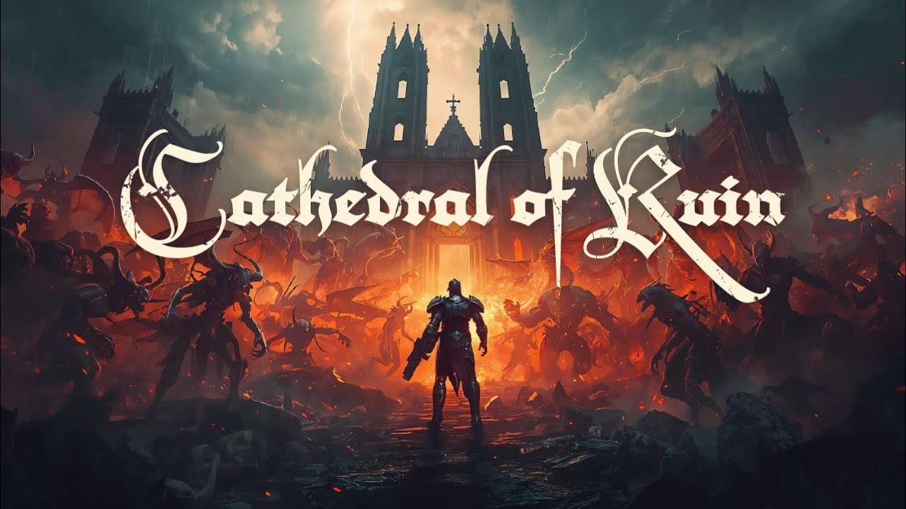 Cathedral of Ruin | Deep Doom Metal Instrumental for Focus, Study, and Intense Work