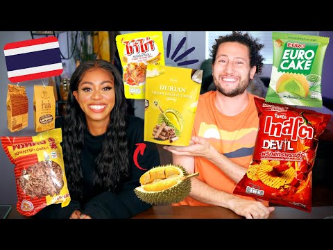 TRYING THAI SNACKS w/ Timaloveslemons 🇹🇭