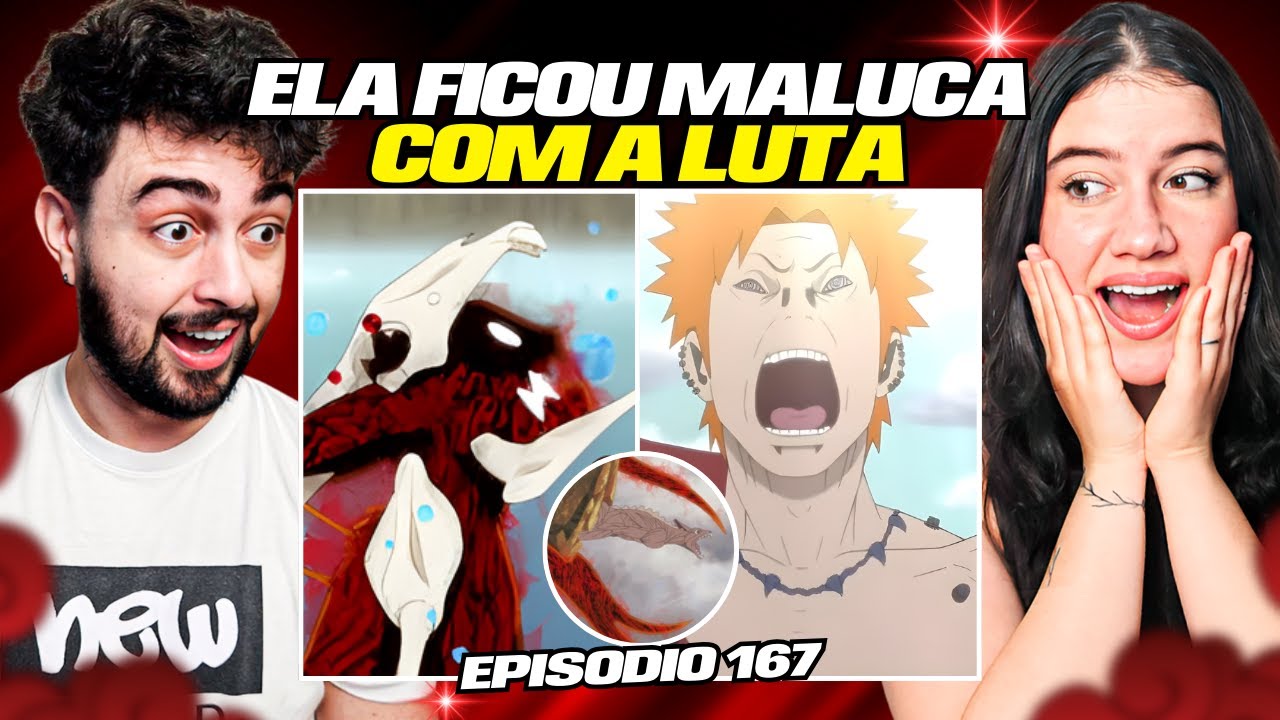 Naruto 8 Caudas Vs Pain! Naruto Shippuden Ep 167 React