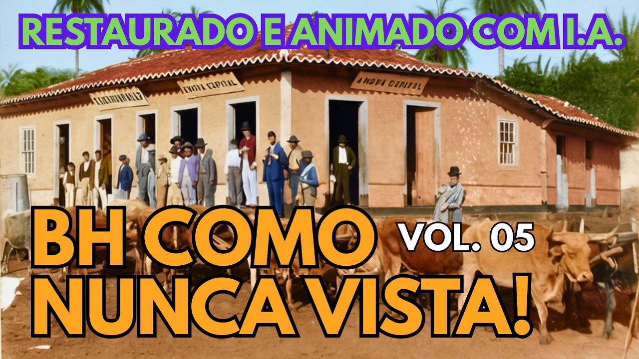 Uma Viagem Emocionante ao Passado de Belo Horizonte | Fotos Raras Ganham Vida! Vol. 05