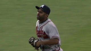 ATL@SD: Bourn cuts down Spangenberg at third