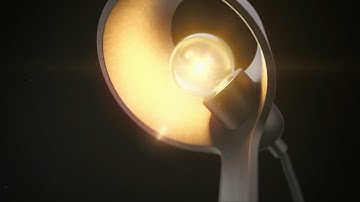 KeyShot5 product animation - Lean Table Lamp by Tom Dixon