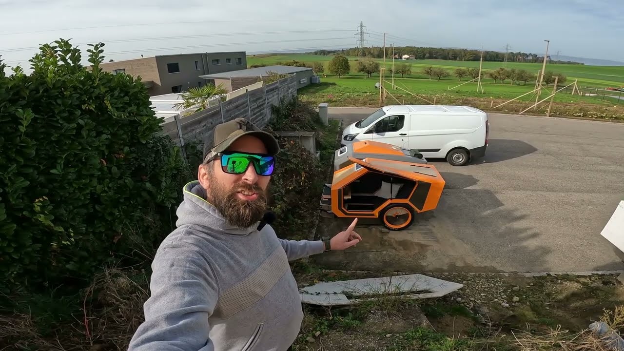 Ein neuer Fahrrad Wohnwagen entsteht, Bautag 1 und 2