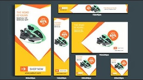 Google Ad Banner Design In Adobe Photoshop cc Tutorial