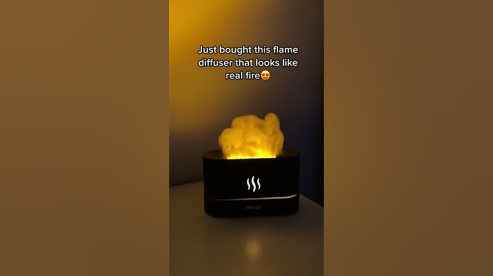 Just bought this flame diffuser that looks like REAL Fire❤️‍🔥❤️‍🔥