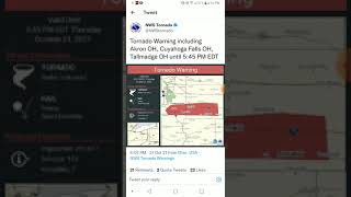 Akron, Ohio Tornado 10-21-21