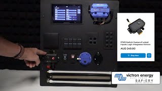 STAR Switch Custom accepts 6 wired switch inputs and Integrates to Victron One touch Display