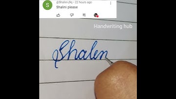 SHALINI name in cursive #writing #handwritinghub556 #viral #trending #mrbeast #triggeredinsaan