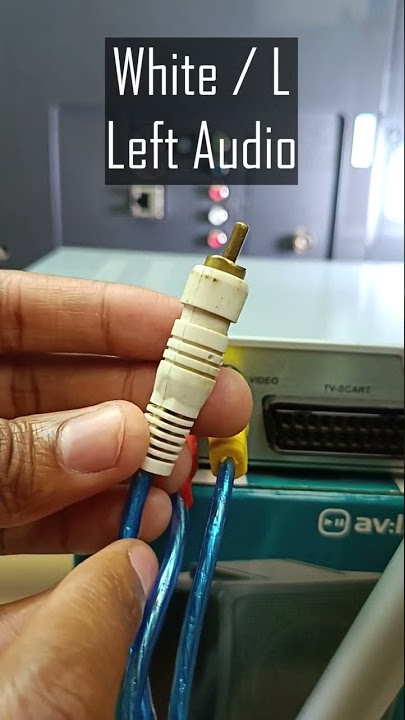 How To Connect AV Cables to 5 Port TV