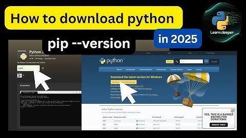 How to download and setup pip in python ?