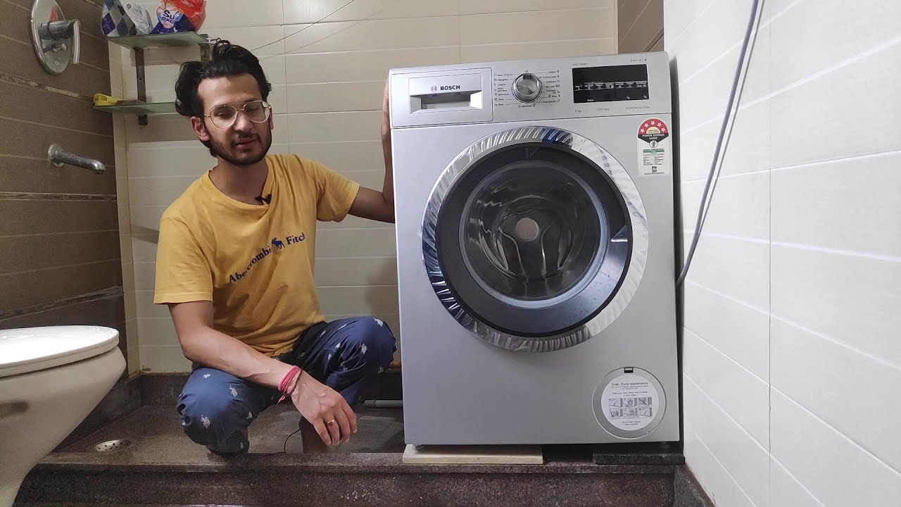 BOSCH 8KG SERIES 6 INDIA'S BEST FULLY AUTOMATIC WASHING MACHINE REVIEW -  YouTube