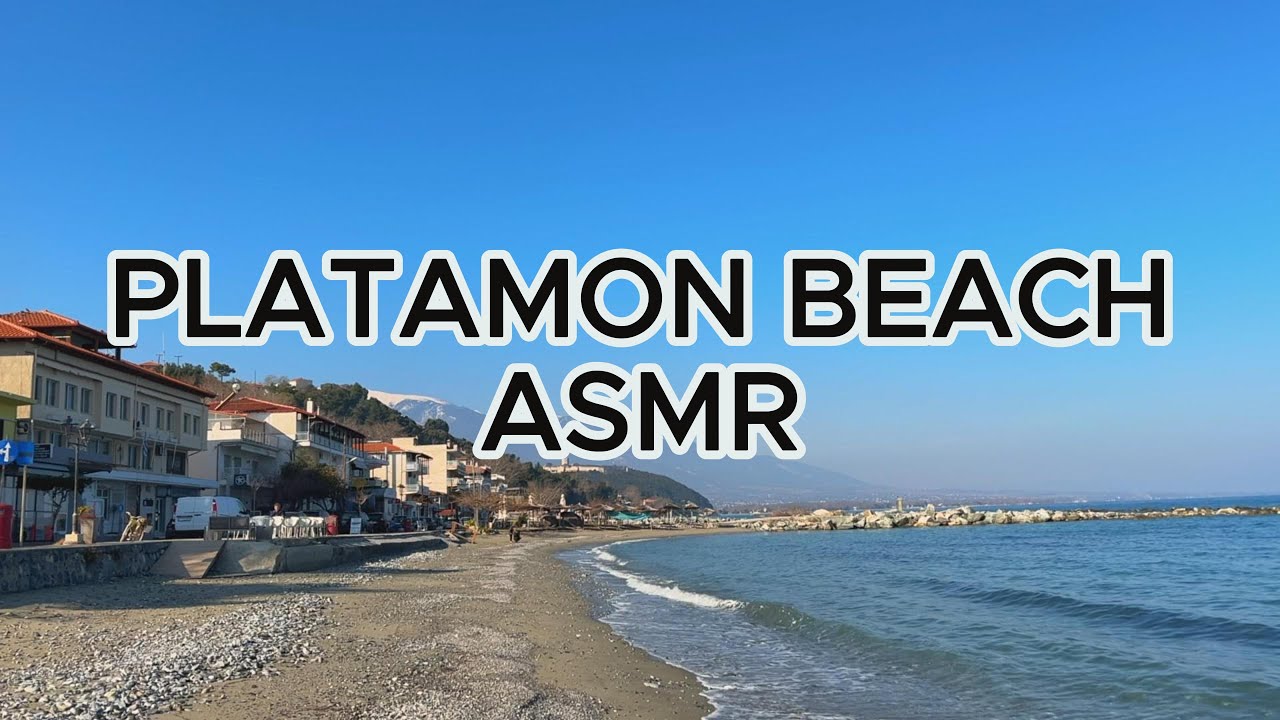 Platamon Pieria Beach Asmr #travel #platamonas #pieria