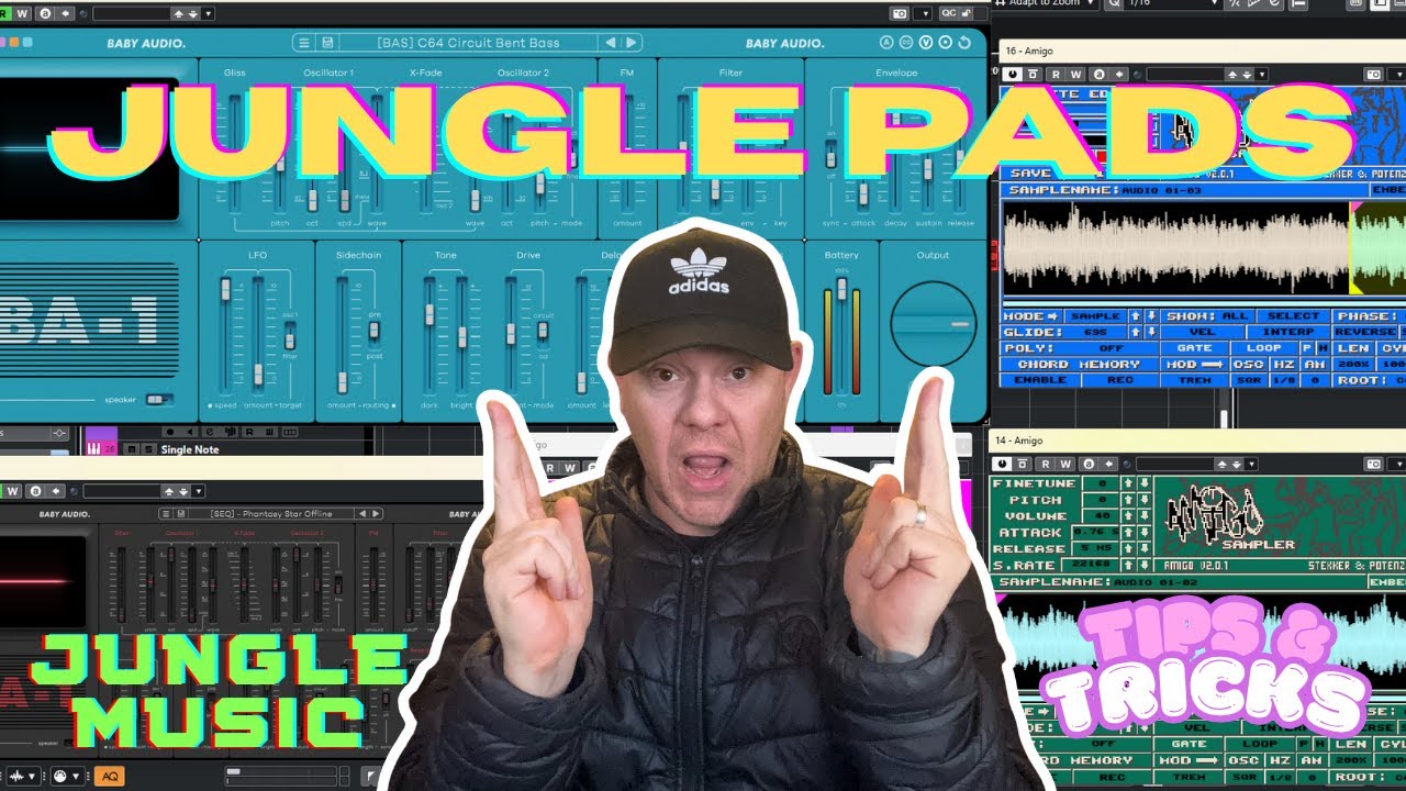 Making Jungle Pads with BA-1 & Amigo | Resampling Techniques + Patch Showcase