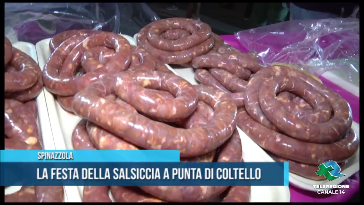 SPINAZZOLA | La festa della salsiccia a punta di coltello