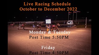 Friday October 14, 2022 - Full Race Day Program