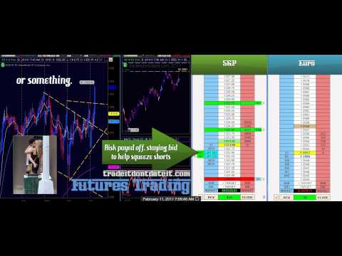 E-Mini S&P Live Trading - February 11th, 2011 *Honey Badger vs. The snake*