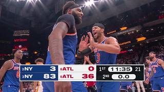 Knicks HISTORIC First-Half DOMINATION vs #6 Hawks 🤯 | April 30, 2026