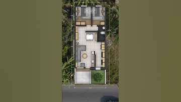 DESAIN RUMAH UKURAN 5x12 METER #shorts