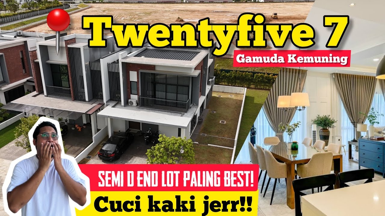 Betul-betul Cuci Kaki Jer Masuk Semi-D ni !! | Gamuda Kemuning