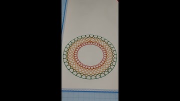 Spirograph cyclex 7 #asmr #spirograph #art #asmrvideo #asmrsounds #satisfying #spirograph #drawing