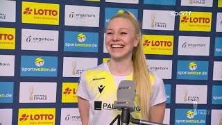 DVV-Pokal 2021: Anna Pogany "Ich bin unglaublich stolz auf unsere Mannschaft"