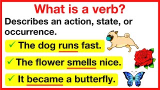 VERBS 🤔 | What is a verb? | Learn with examples | Parts of speech 3
