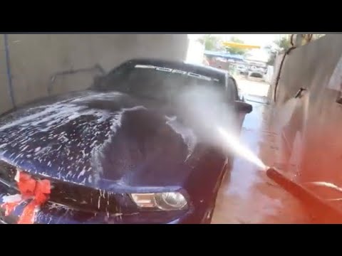 Washing The Mustang 🙃 - YouTube