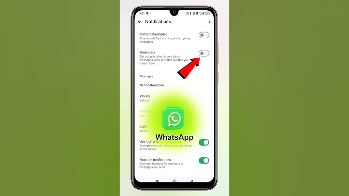 WhatsApp reminder notification kaise off karen | Disabled reminder notification on WhatsApp #shorts