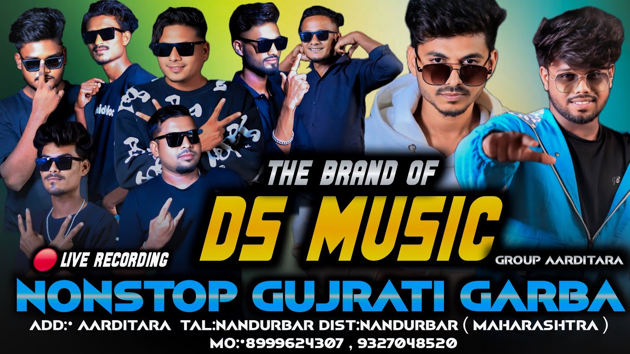 Non stop गरबा | THE BRAND OF DS MUSIC | DS MUSICAL GROUP garba song live recording 2025
