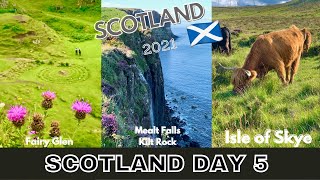 ISLE OF SKYE | Fairy Glen | Neist Point Lighthouse | Kilt Rock/Mealt Falls | 4K drone SCOTLAND DAY 5