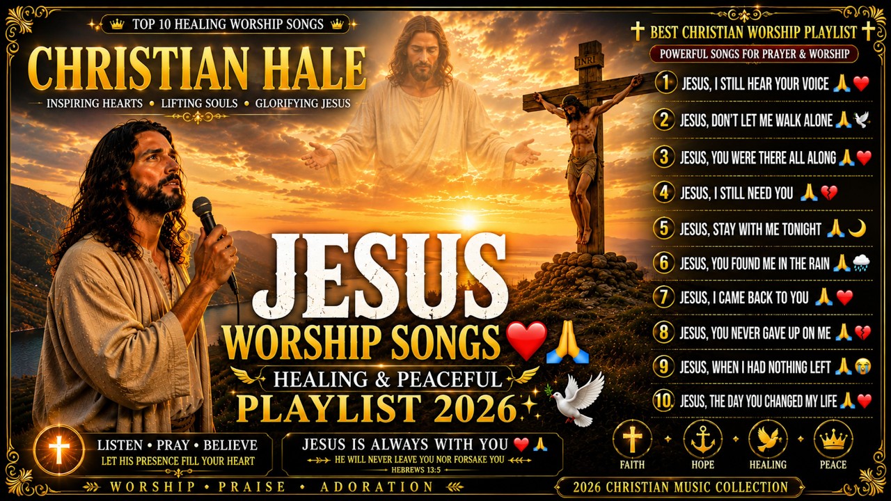 CHRISTIAN HALE — 10 HEALING WORSHIP SONGS 🙏❤️ | Best Christian Playlist 2026