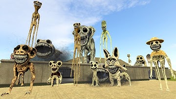 Zoonomaly - All Monsters Size Comparison | Zoonomaly MONSTER Height Comparison | Zoonomaly Animation