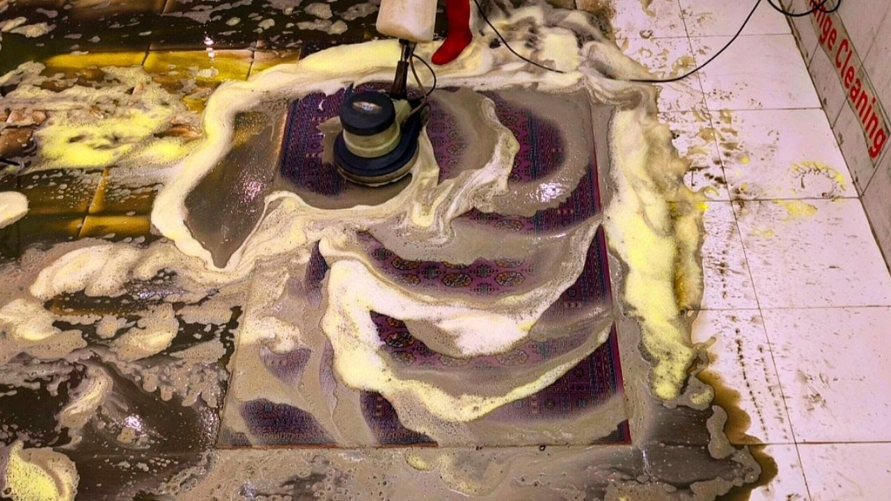 Horrible dirty nice color carpet oddly satisfying cleaning