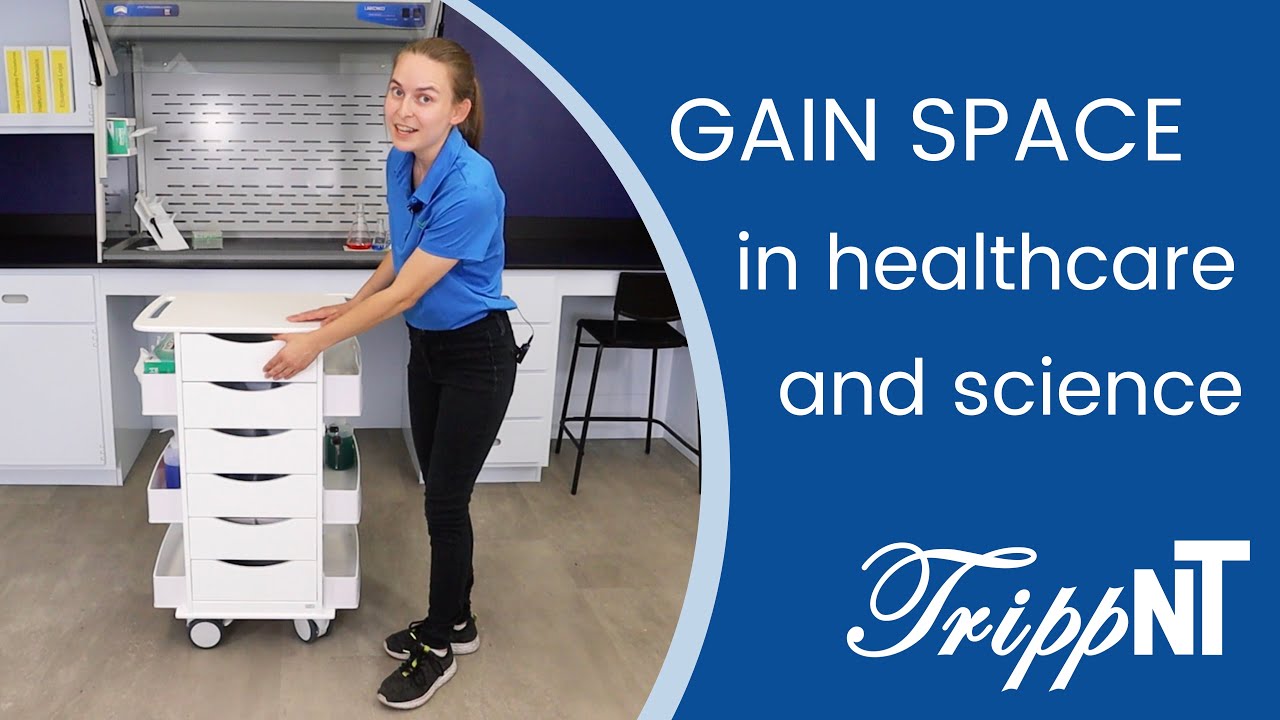 Core 6D Cart with Dolphin Gray Drawers | TrippNT