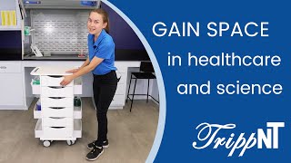 Core 6D Cart with Almond Beige Drawers | TrippNT