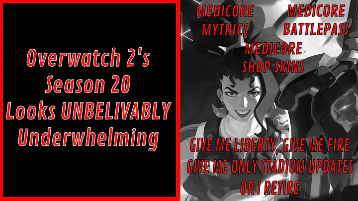 Overwatch 2 Season 20 Is Shaping Up To Be Shockingly Dry